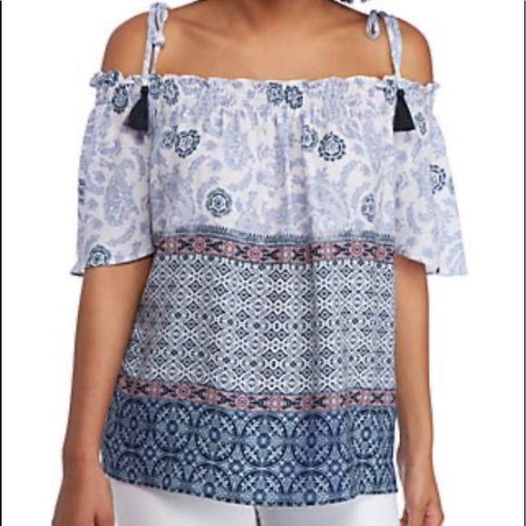 Jolt Tops - Jolt Sassy Tie Tassel Top